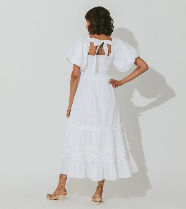 Cherith Midi Dresswhite-Cleobella Shop