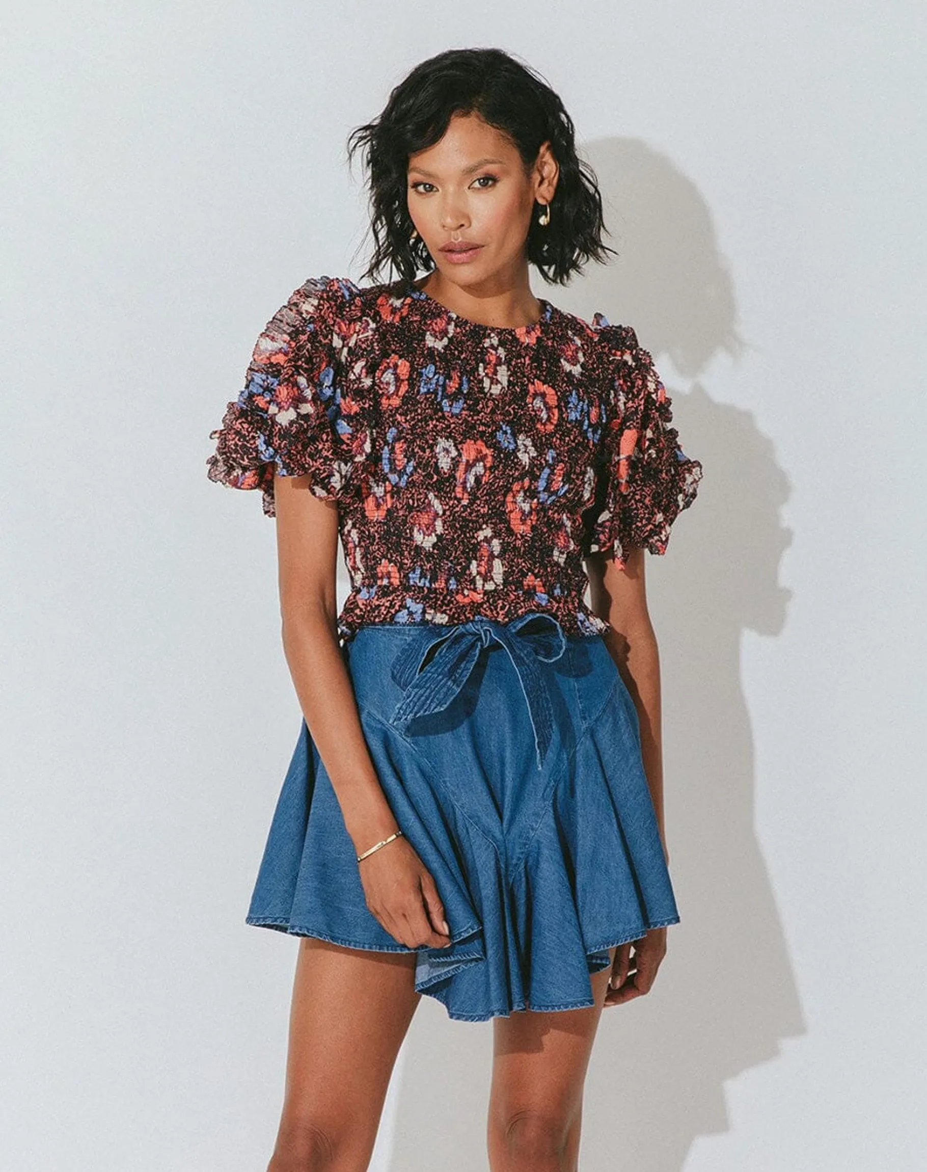 Cindi Topcalista Floral-Cleobella Outlet