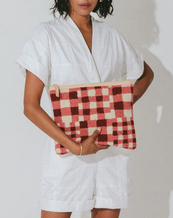 Clutchpatchwork Gingham-Cleobella Store