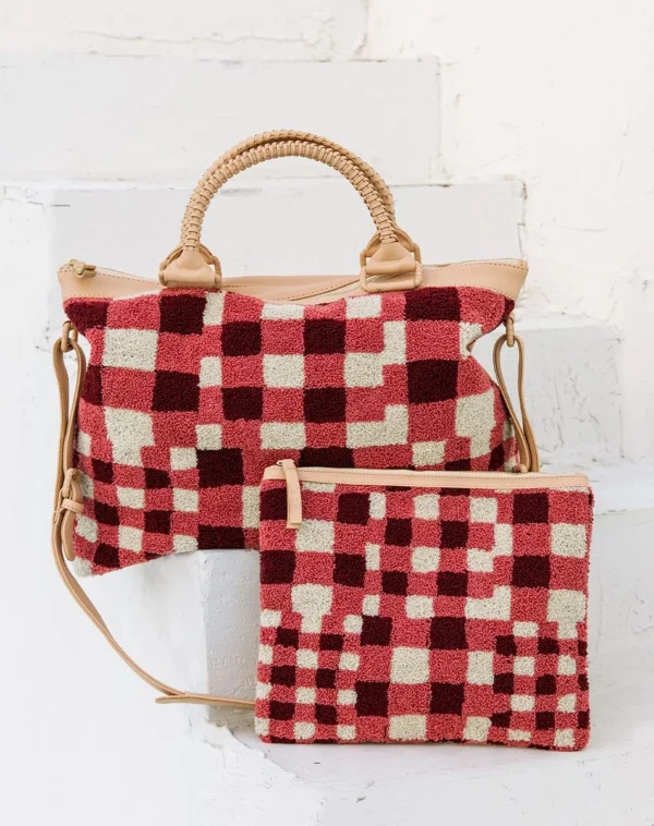 Clutchpatchwork Gingham-Cleobella Store