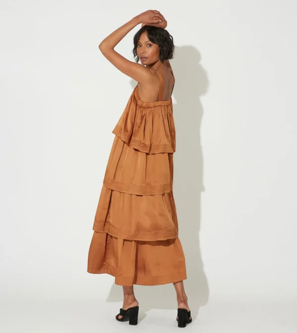 Dasha Midi Dressbronze-Cleobella Shop