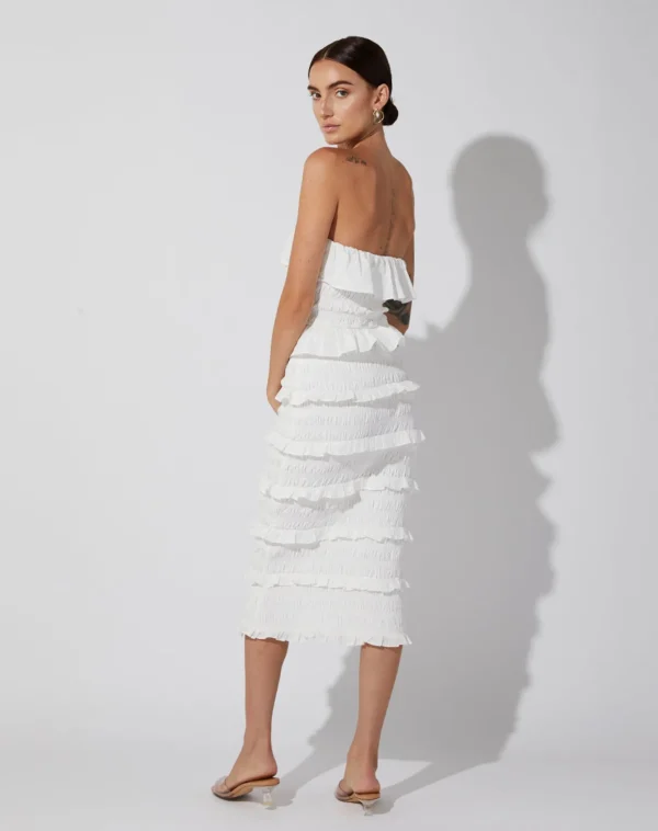 Elodie Midi Dresswhite-Cleobella Online