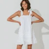 Kari Mini Dresswhite-Cleobella Shop