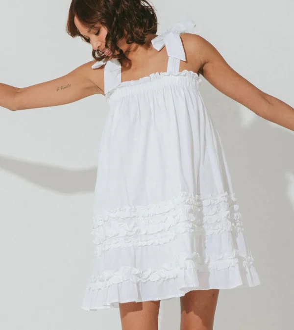 Kari Mini Dresswhite-Cleobella Shop