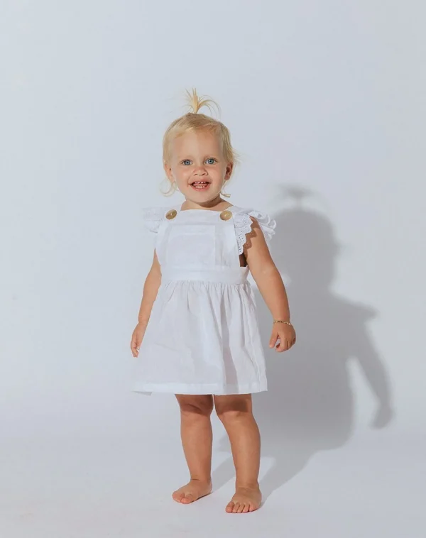 Littles Ellyse Mini Dresswhite-Cleobella Store