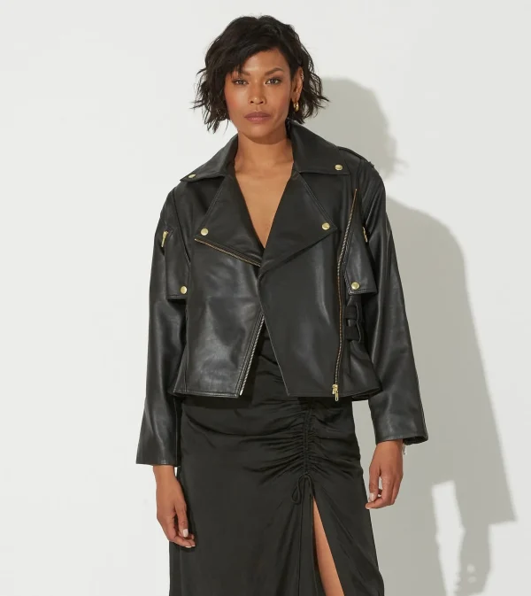 Maeve Leather Jacketblack-Cleobella Store