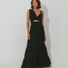 Nerissa Maxi Dressblack-Cleobella Clearance