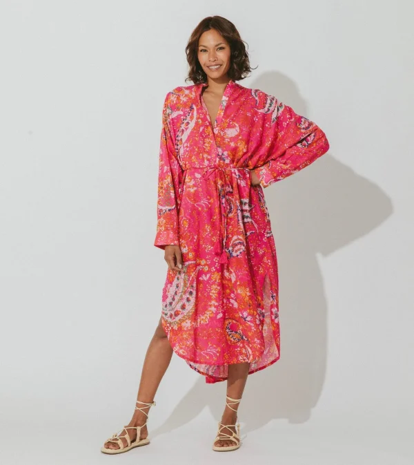 Rohita Kaftan Dresshibiscus-Cleobella Cheap