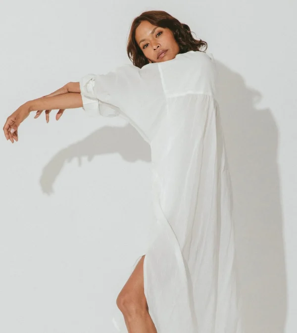 Rohita Kaftan Dresswhite-Cleobella Store