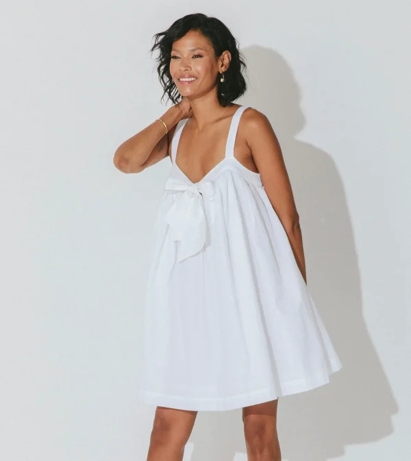 Shyla Mini Dressbright White-Cleobella Clearance