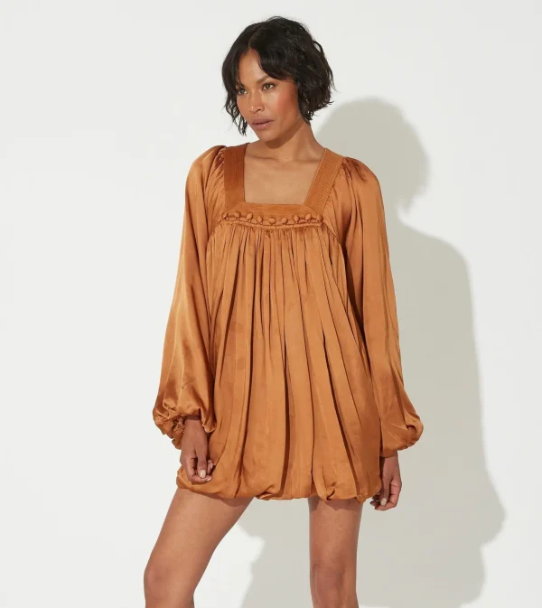 Solene Mini Dressbronze-Cleobella New